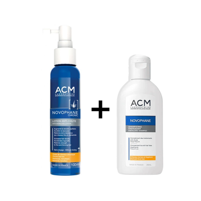 ACM Novophane Lotion Anti-Chute 100ml + Shampooing Énergisant 200ml
