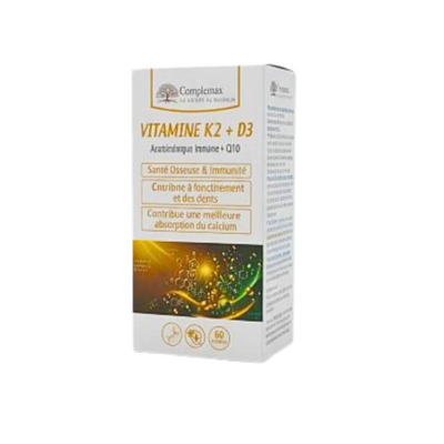 COMPLEMAX - Vitamine K2 + D3 60 Gélules