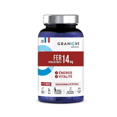 Granions - Fer Bisglycinate 14mg 60 gélules