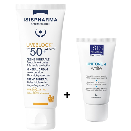 Isispharma Unitone 4 White Creme+ Uveblock Mineral Teinte Sp