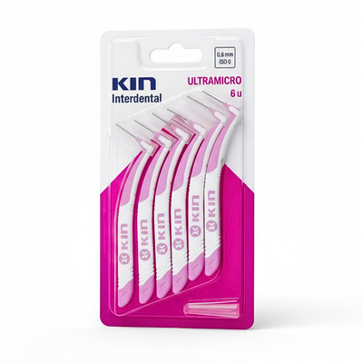 KIN - Brossettes Interdentaires Ultramicro 0.6mm 6 Unités