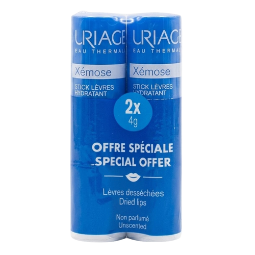 Uriage Xemose Stick Levres 2x4g Pack