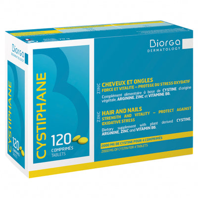 Biorga Cystiphane B6 Fortifiant Cheveux Ongles 120 comprimés