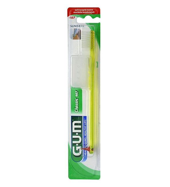 GUM فرشاة أسنان 407 كلاسيكية ناعمة