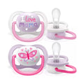 Avent Sucette Air 0-6M Fille Collerette Aérée