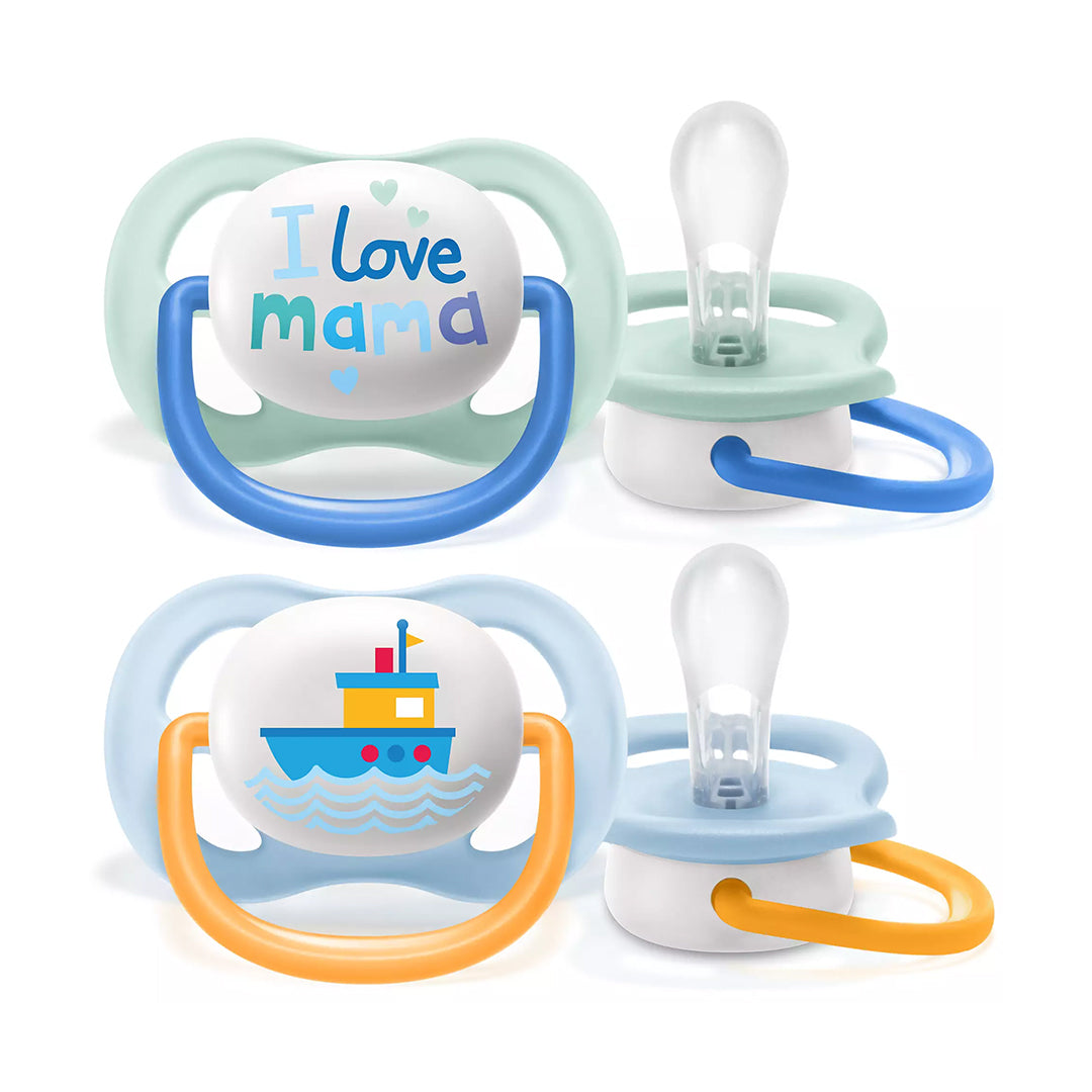 Avent Sucette Air 0-6M Garçon Collerette Aérée SCF080/01