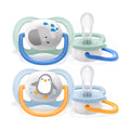 Avent Sucette Orthodontique 0-6M Boy Éléphant Pingouin