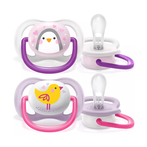 Avent Sucette Orthodontique 0-6M Girl Pingouin 1 pièce