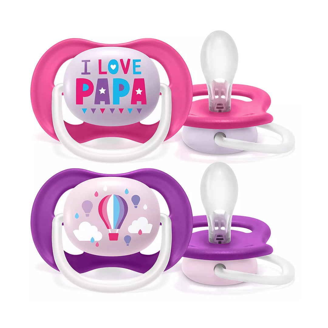 Avent Sucette Orthodontique 6-18 Mois Fille SCF080/04
