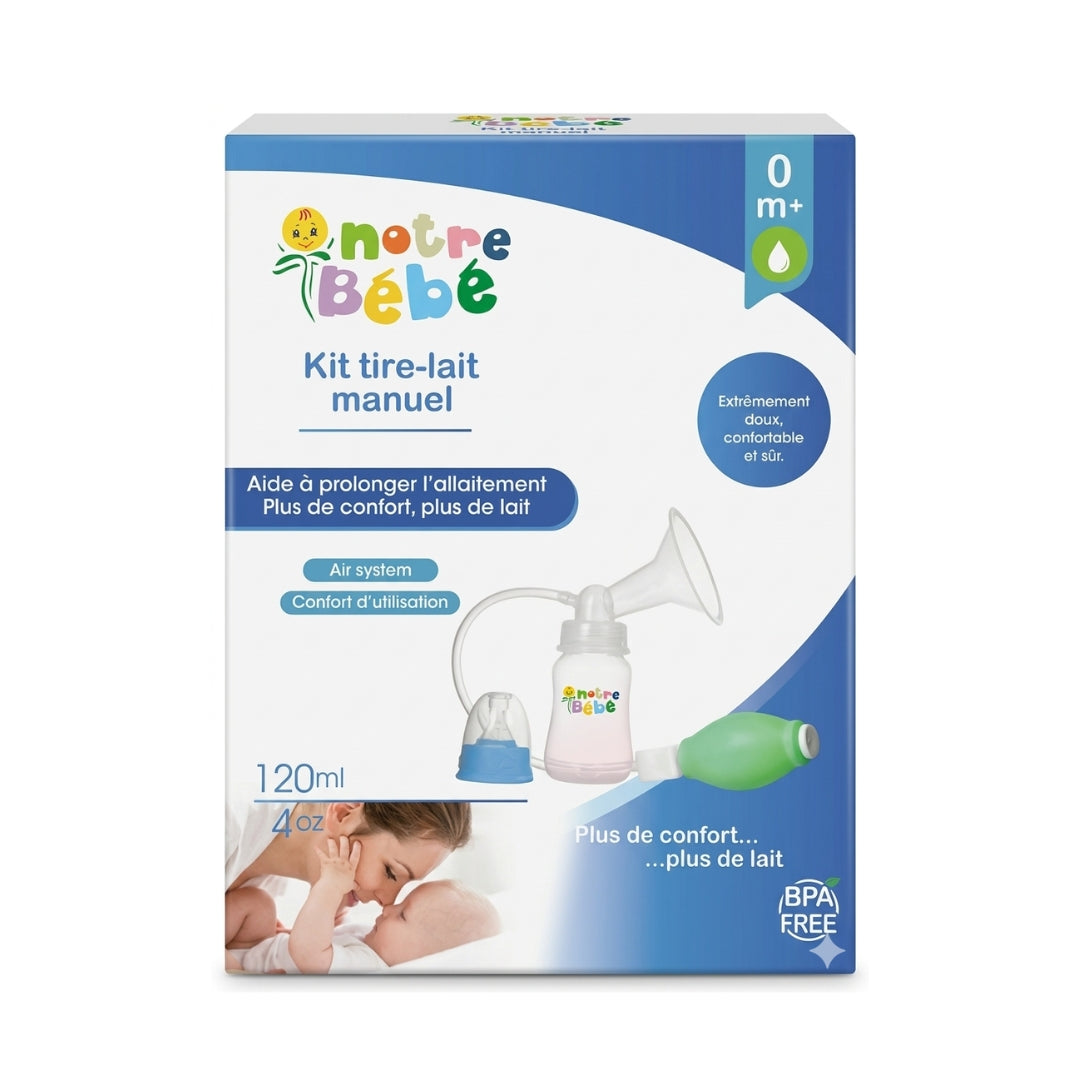 Notre Bébé Kit Tire-Lait Manuel PM Allaitement Mixte +0m