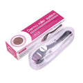 DRS Derma Roller System 540 aiguilles 0,5 mm — étui rose et rouleau dans sa coque de rangement