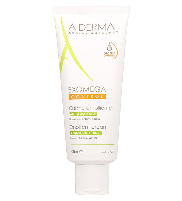 A-Derma Exomega Control Crème Émolliente Anti-Grattage Peaux Atopiques 200ml