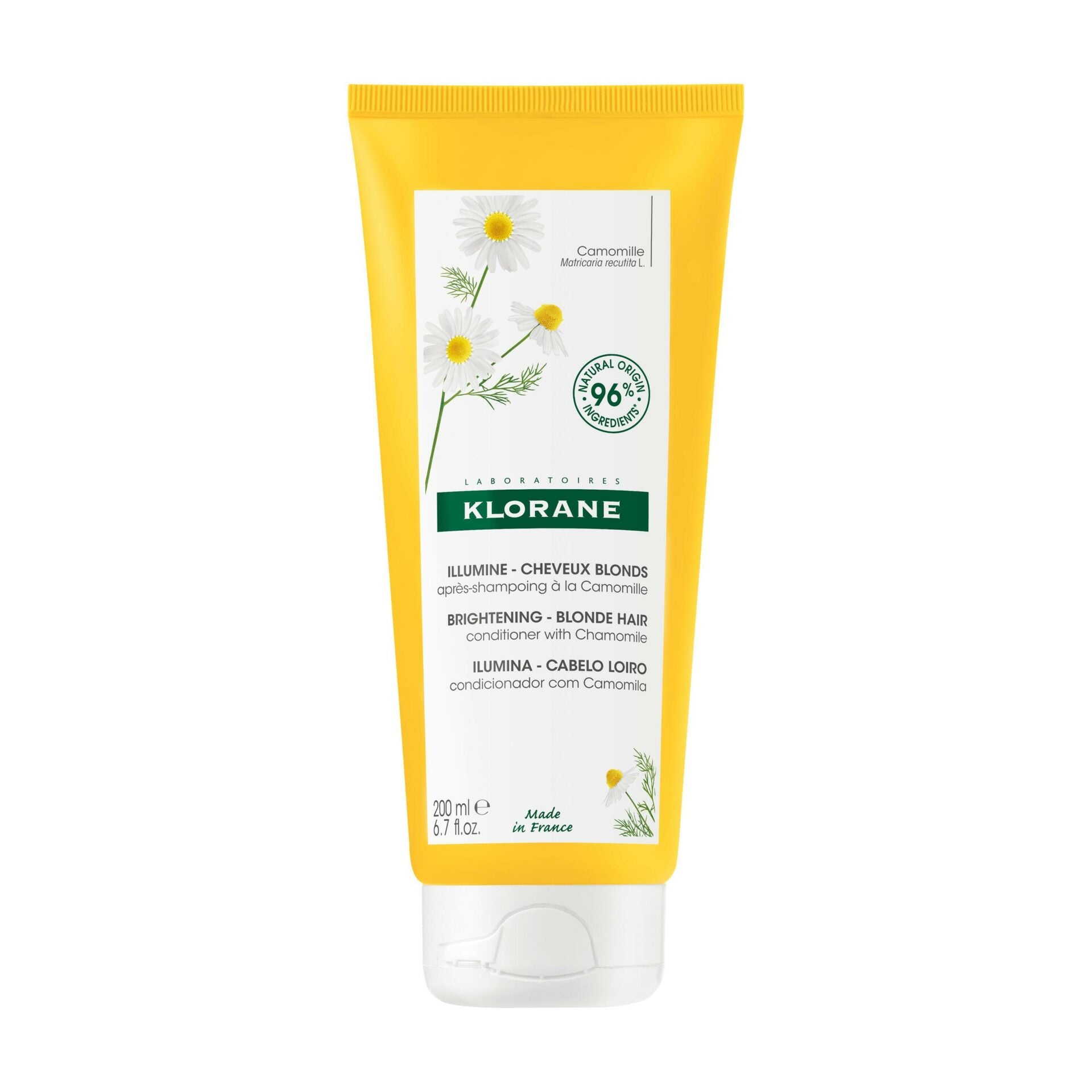 Klorane Baume Après-shampoing Camomille Reflets Blonds 200ml