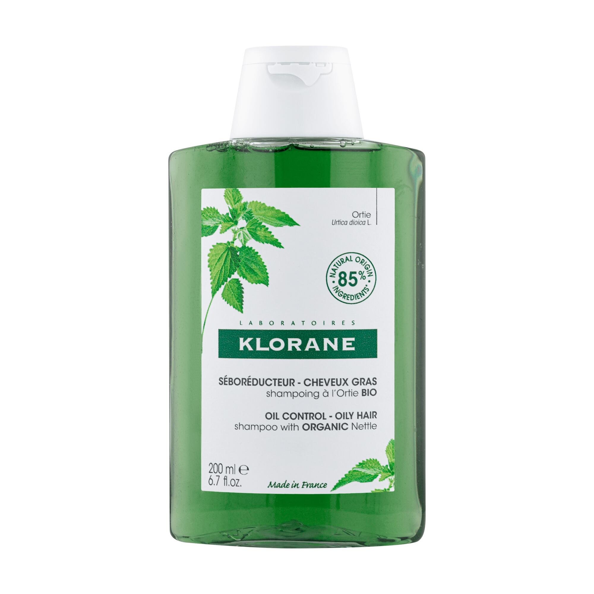 Klorane Shampoing Ortie BIO Cheveux Gras 200ml