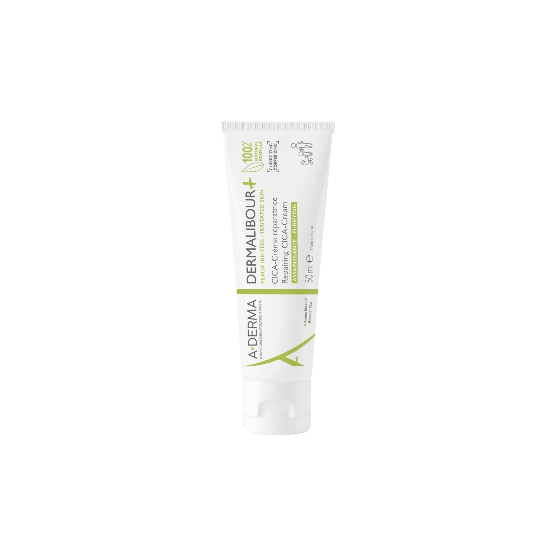 A-Derma Dermalibour+ Cica-Crème Réparatrice Assainissante Peaux Irritées