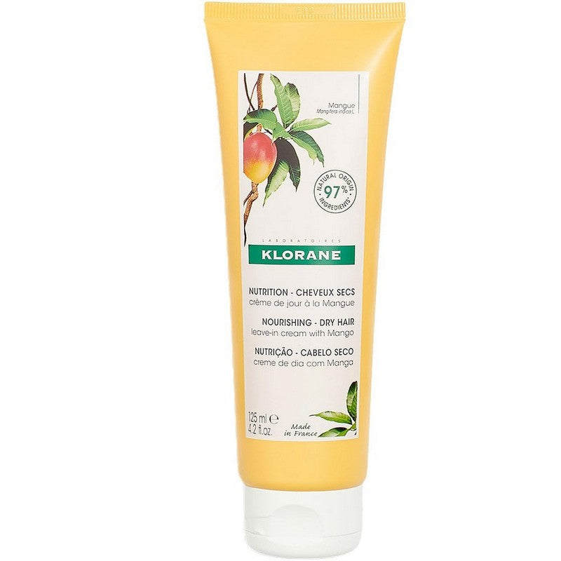 Klorane Crème de Jour Sans Rinçage à la Mangue 125ml