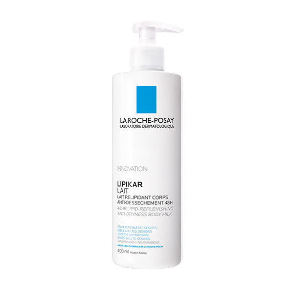 La Roche-Posay Lipikar Lait Anti-Dessèchement 400ml — hydratation peaux sèches toute la famille