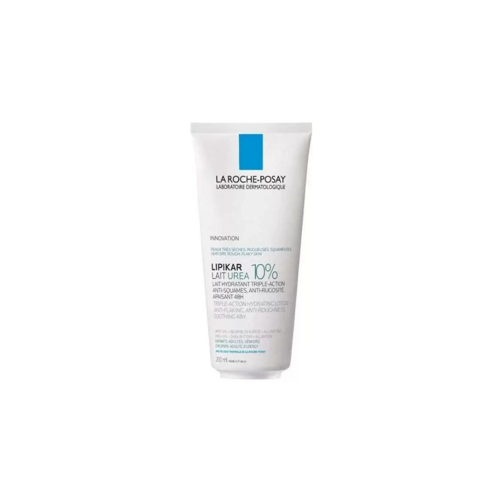 La Roche-Posay Lipikar Lait Urée 10% 200ml — hydratant peaux sèches et rugueuses climat marocain