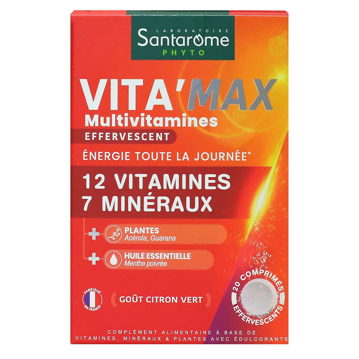Santarome Vita'Max Multivitamines الفوار 30 قرصًا
