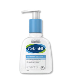 Flacon pompe Cetaphil Gentle Skin Cleanser lotion nettoyante peaux sensibles normales à sèches 236ml