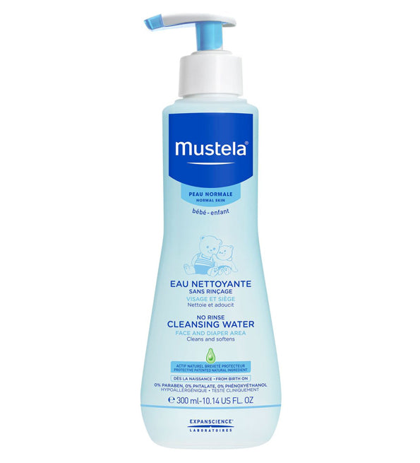 Mustela Eau Nettoyante Sans Rinçage Bébé 300ml