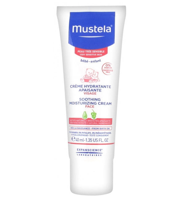 Mustela Crème Hydratante Apaisante Visage 40ml