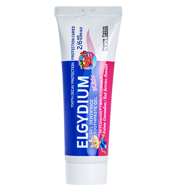 ELGYDIUM معجون أسنان للأطفال بالرمان 2-6 سنوات