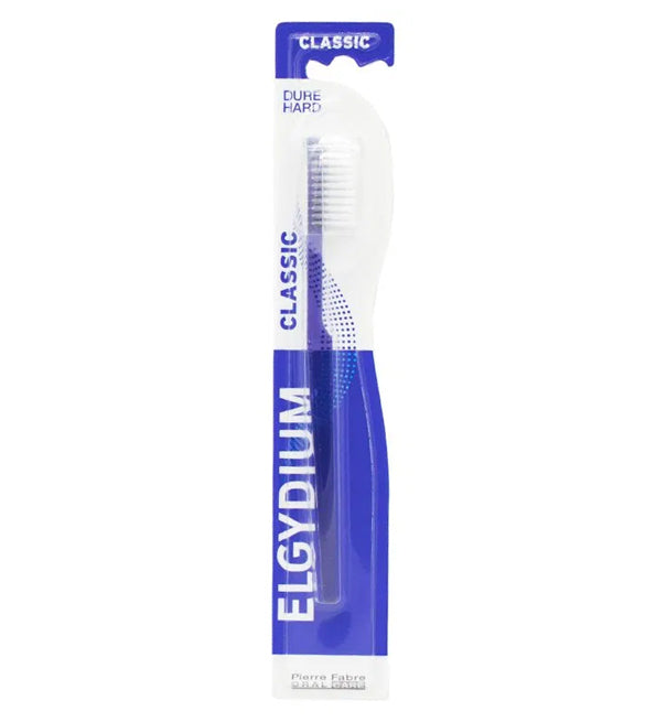 ELGYDIUM Classic فرشاة أسنان صلبة للبالغين