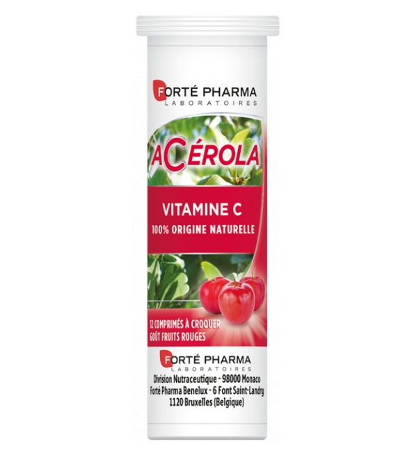 Forte Pharma Acérola Vitamine C Immunité 12 Comprimés