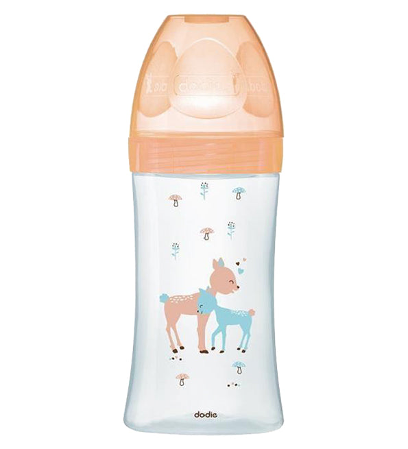 Dodie biberon en verre Sensation+ 270 ml Beige