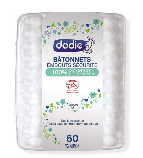 Dodie Bâtonnets Embouts Sécurité Hygiène Bébé x60