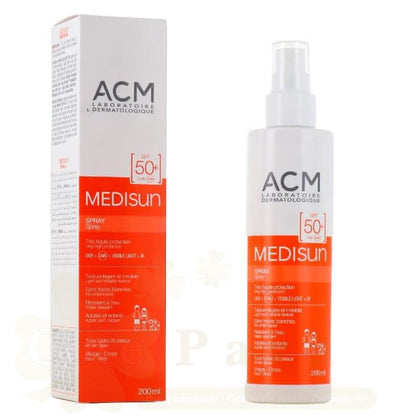 ACM - Medisun Spray SPF50+ Protection Solaire Corps 200ml