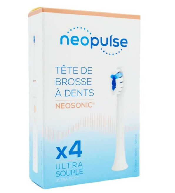 Neopulse Recharge 4 رؤوس فرشاة أسنان فائقة النعومة