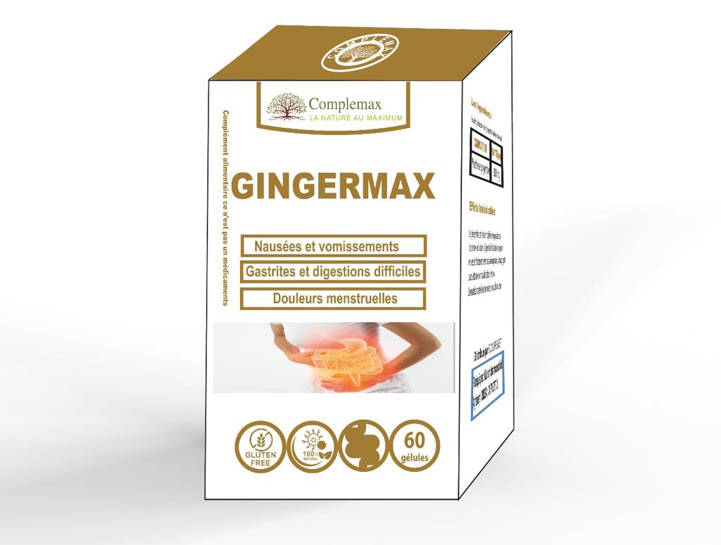 COMPLEMAX Gingermax Gingembre 60 Gélules