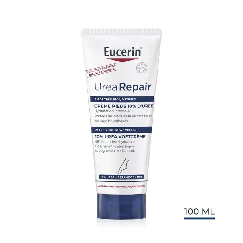 Eucerin UreaRepair كريم القدمين 10% يوريا 100 مل
