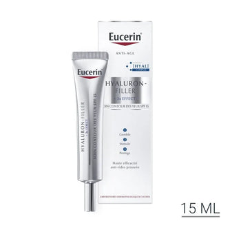 Eucerin Hyaluron-Filler Yeux SPF15 Crème Contour Anti-âge 15ml