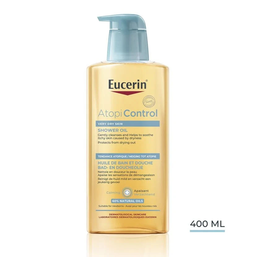 Eucerin زيت استحمام ودش أوتوكنترول 400 مل