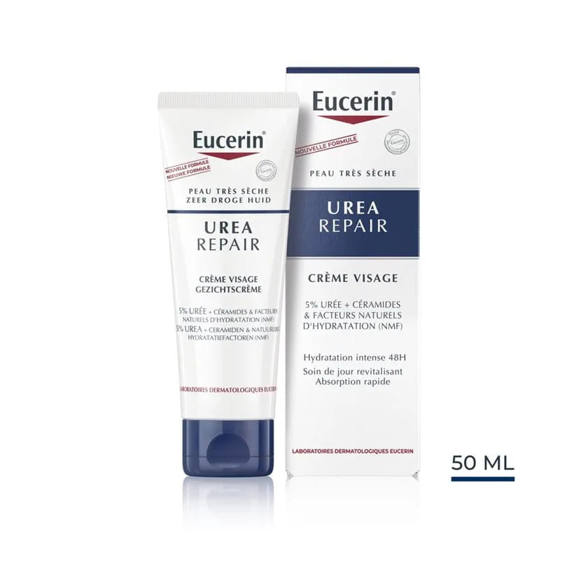 Eucerin UreaRepair Crème Visage 5% Urée 50ml