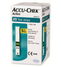 Accu-Chek Bandelettes de Contrôle Glycémique x25