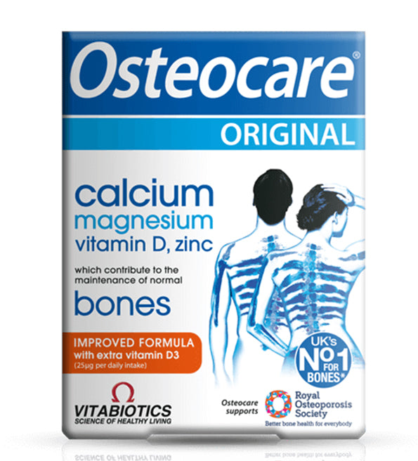 Vitabiotics Osteocare Complément Santé Osseuse 30 Comprimés