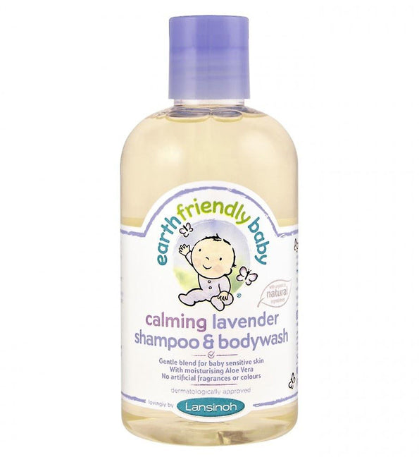 Lansinoh شامبو وغسول لافندر عضوي 250 مل