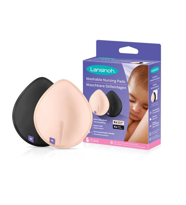 وسائد الرضاعة القابلة للغسل من لانسينو × 8