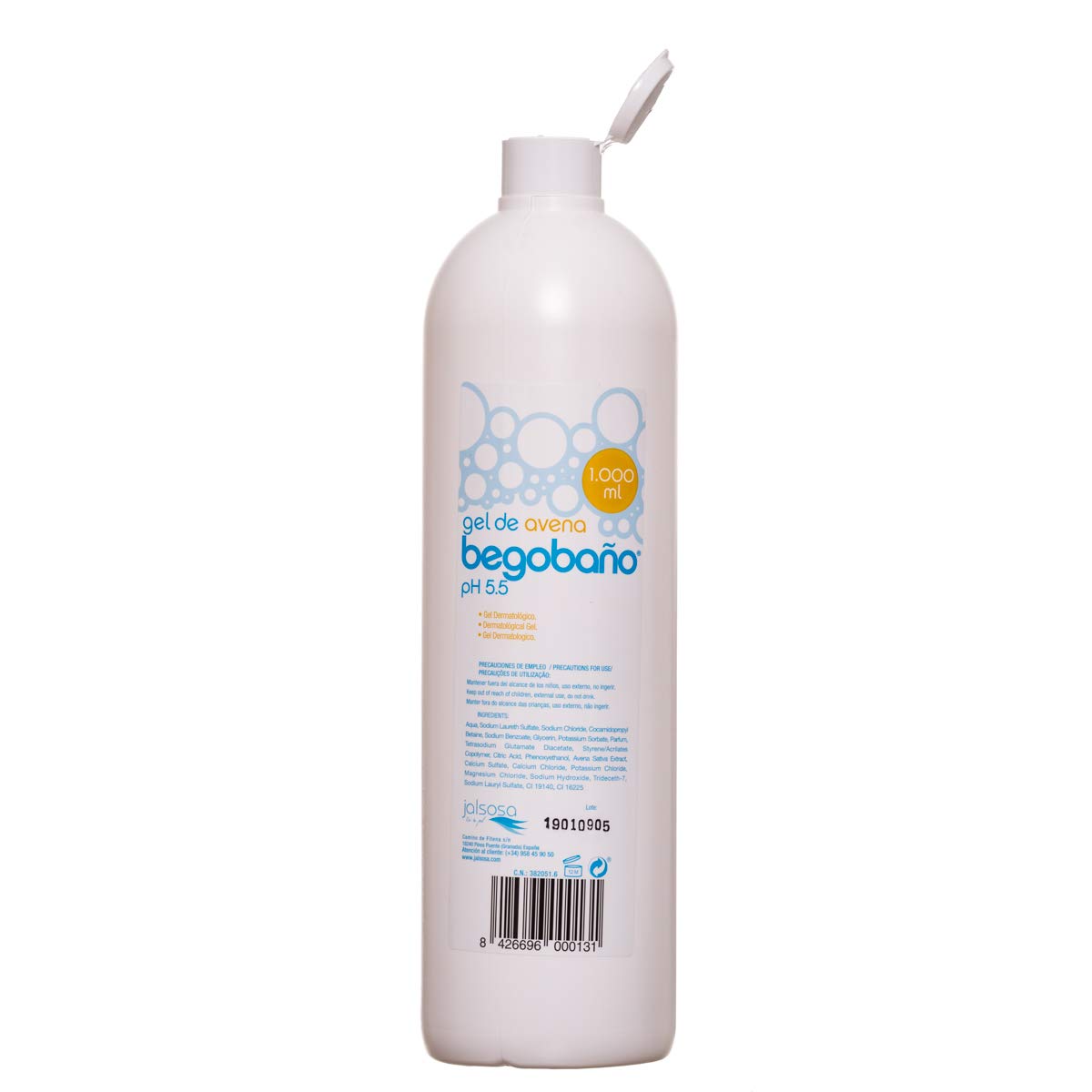 Derma Begobano Gel Dermatologique Avoine 1L