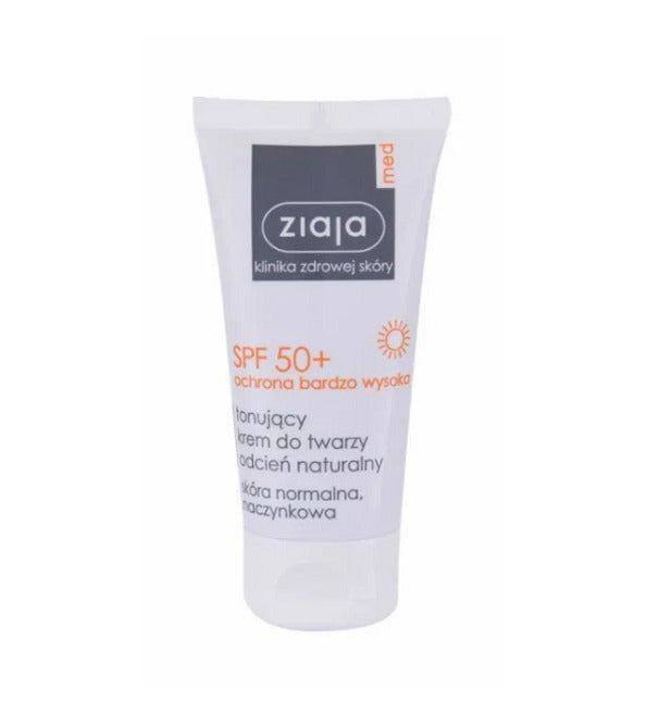 ZIAJA واقي شمس ملون طبيعي SPF50+ للوجه 50 مل