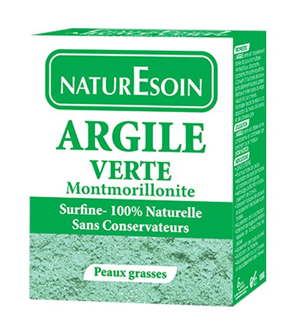 Naturesoin Argile Verte Poudre Pure 100g
