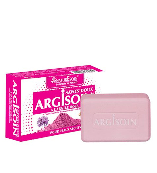 Naturesoin Argisoin Savon à l'Argile Rose 125g