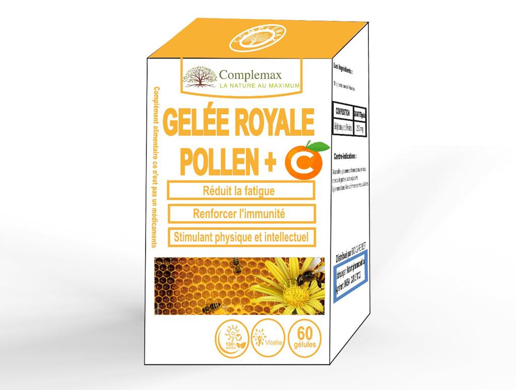 COMPLEMAX Gelée Royale Pollen + C 60 gélules