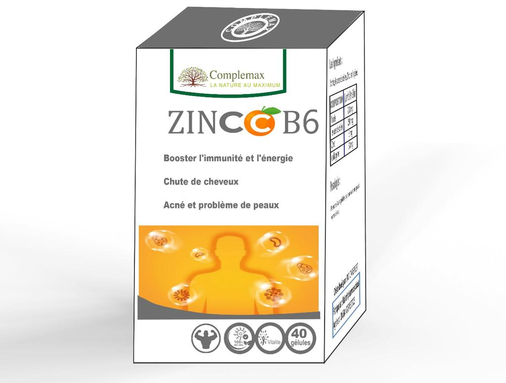 COMPLEMAX Zinc B6 Immunité Vitalité 40 Gélules