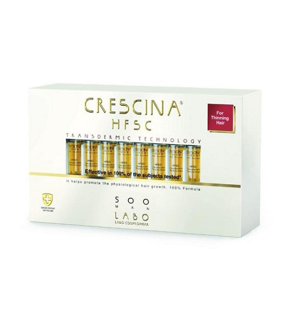 Crescina HFSC Transdermic 500 للنساء لمقاومة تساقط الشعر