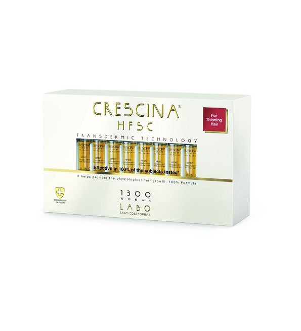 Crescina HFSC Transdermic 1300 Woman Cure Anti-Chute 20 Flacons